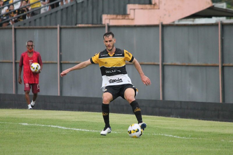 Felipe Mateus volta ao time contra o Brusque. Foto: Assessoria Crici&uacute;ma E.C. – Foto: Felipe Mateus