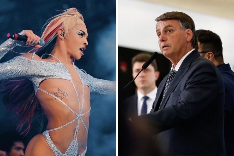 Cantora Pabllo Vitar e presidente Jair Bolsonaro – Foto: Divulga&ccedil;&atilde;o/ND