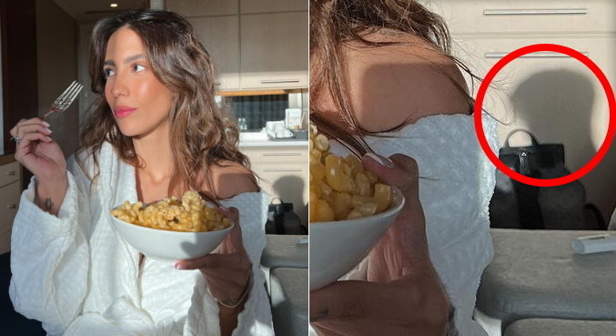 Influenciadora posta foto nas redes sociais e gera desconfian&ccedil;a ap&oacute;s uma sombra aparecer no fundo da foto – Foto: Reprodu&ccedil;&atilde;o/Internet