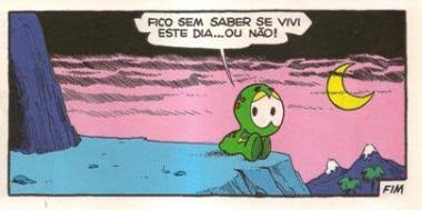 Figurando em diversas charges, Hor&aacute;cio sempre apresenta quest&otilde;es relacionadas ao sentido da vida – Foto: Internet/Reprodu&ccedil;&atilde;o/ND