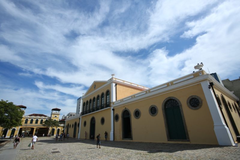 O prédio da Alfândega era a ponte do antigo povoado de Nossa Senhora do Desterro, fundado em 1673 &#8211; Foto: Leonardo Sousa/PMF/Divulgação/ND