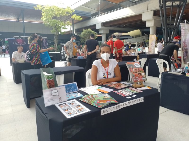 Gabriela Borges &eacute; editora-chefe do Mina de HQ, criado em 2015 com o objetivo de incluir cada vez mais a diversidade no mundo dos quadrinhos – Foto: Yasmin Mior/ND