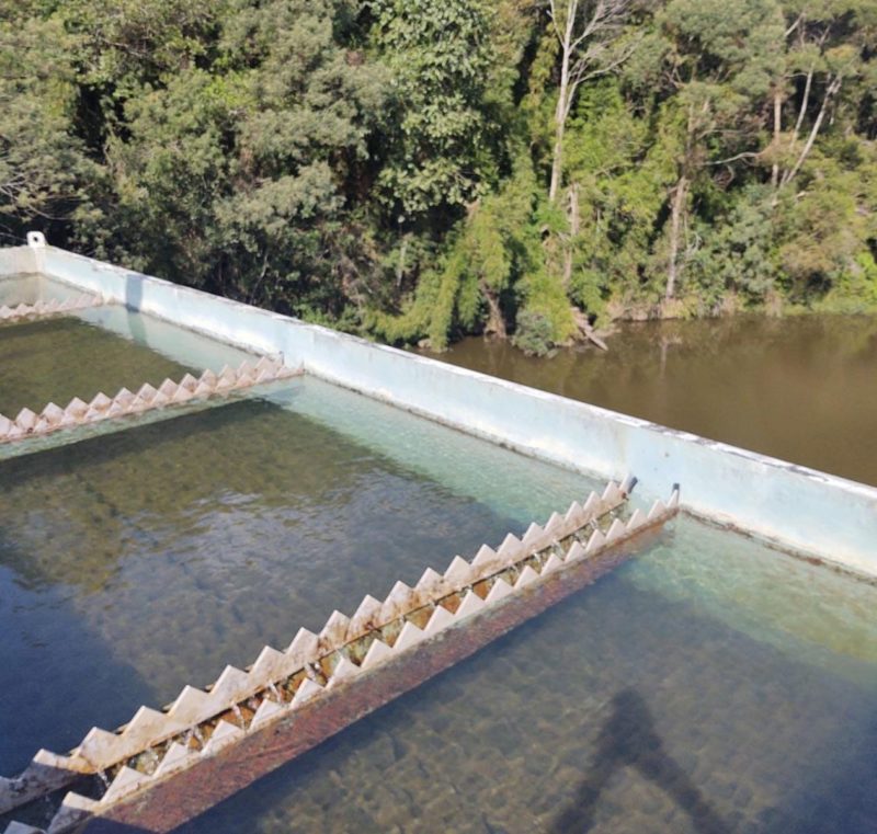Capta&ccedil;&atilde;o de &aacute;gua do Rio S&atilde;o Louren&ccedil;o, em Itai&oacute;polis – Foto: Casan/Divulga&ccedil;&atilde;o ND