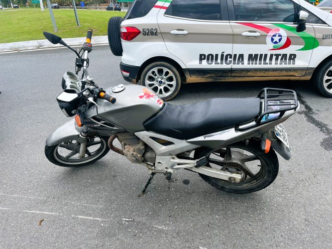 Moto apreendida