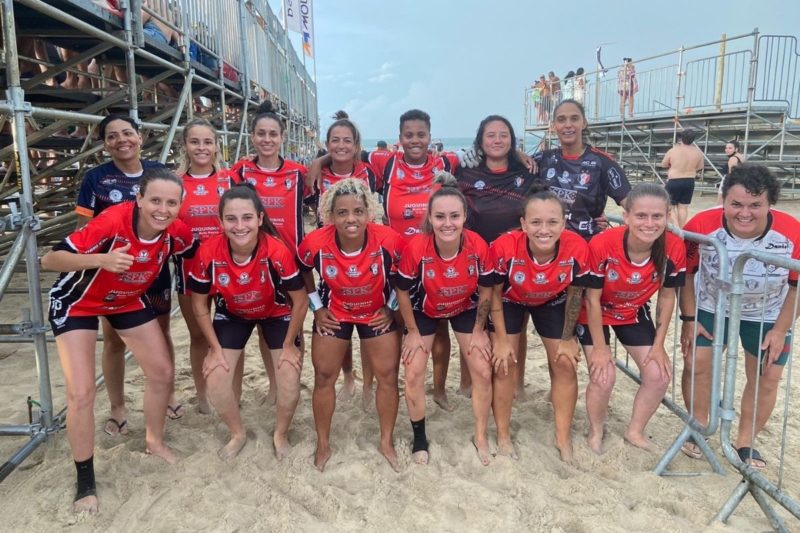 JEC Audax j&aacute; comemorou o t&iacute;tulo da Ta&ccedil;a NDTV de Beach Soccer e lidera o Campeonato Catarinense – Foto: Divulga&ccedil;&atilde;o/ND
