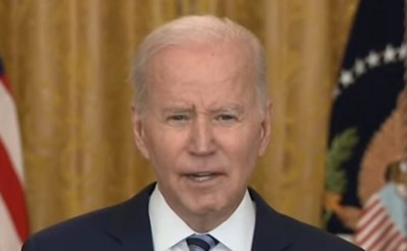 Joe Biden fala &agrave; na&ccedil;&atilde;o sobre a guerra entre R&uacute;ssia e Ucr&acirc;nia – Foto: Reprodu&ccedil;&atilde;o/ Youtube