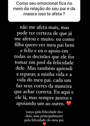 Kamily Zor fala sobre rela&ccedil;&atilde;o com o pai – Foto: Reprodu&ccedil;&atilde;o/Internet
