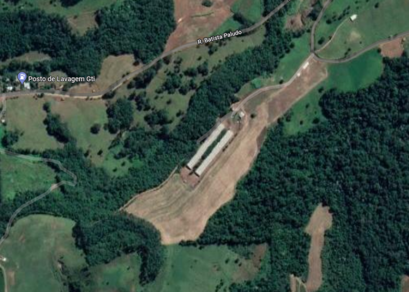 V&iacute;tima foi encontrada na linha Cara&iacute;ba, no interior de Seara – Foto: Maps/Reprodu&ccedil;&atilde;o/ND