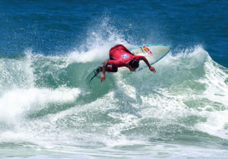 Luan Wood venceu a categoria Pro/Am que rolou na segunda etapa do Circuito ASJ de Surf em 2021 – Foto: Basilio Ruy