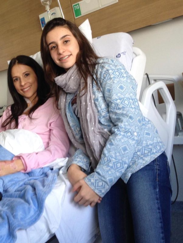 Enquanto era arrastada, o &uacute;nico pensamento era a filha, de 13 anos. – Foto: Arquivo pessoal/Maristela Stringhini/ND