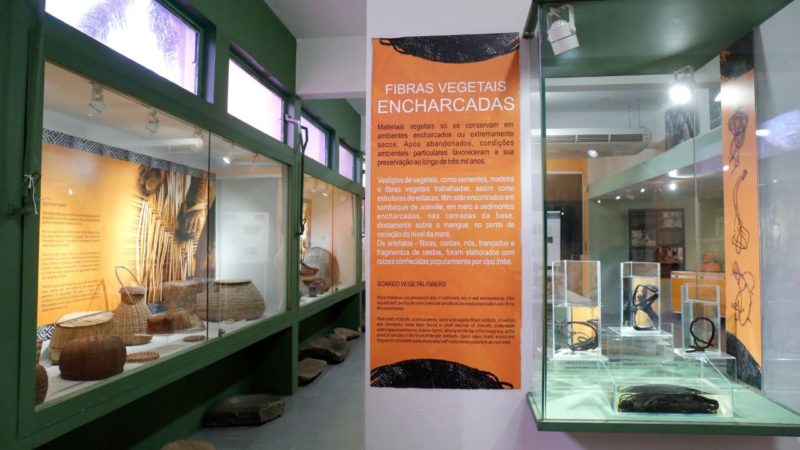 Museu de Sambaqui conta com acervo de quase 100 mil peças descobertas em escavações &#8211; Foto: Credito Rogério da Silva/Secom
