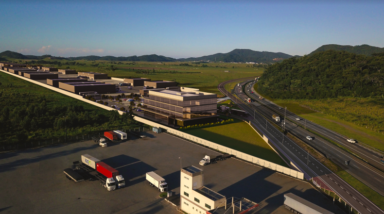 Entenda o que &eacute; ao Navepark, novo complexo log&iacute;stico de Santa Catarina – Foto: Embralot/Divulga&ccedil;&atilde;o