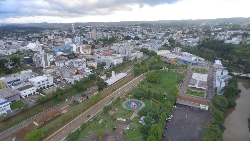 Obras no Parque Linear acompanham os trilhos do trem – Foto: RB V&iacute;deo Produtora