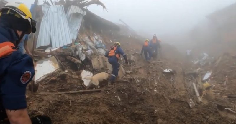 Duas equipes catarinenses atuaram em Petr&oacute;polis – Foto: CBMSC/Divulga&ccedil;&atilde;o/ND