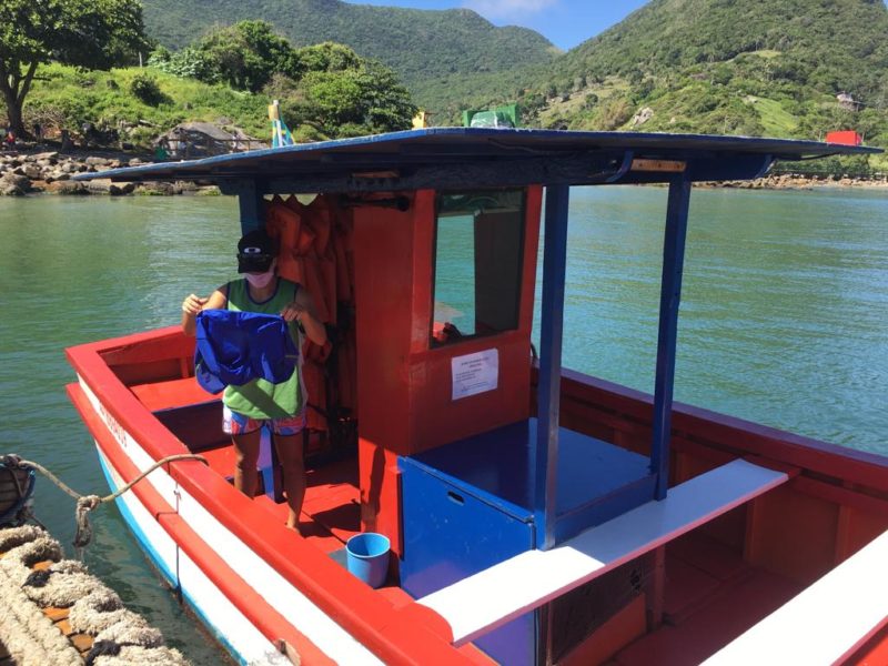 Ela construiu o seu barco, do jeito que &eacute; hoje em dia – Foto: Arquivo Pessoal/Reprodu&ccedil;&atilde;o/ND