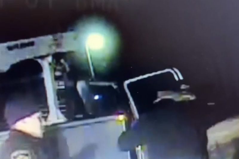 Motorista e tutor do animal estava sendo preso quando esquilo interveio na a&ccedil;&atilde;o policial – Foto: Reprodu&ccedil;&atilde;o/Facebook