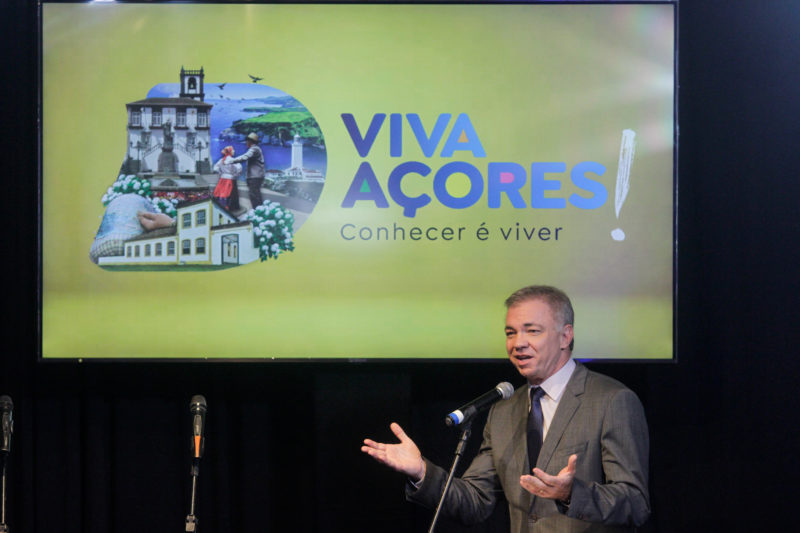 Prefeito de Florian&oacute;polis, Gean Loureiro, lembrou da intensa liga&ccedil;&atilde;o da cidade com o A&ccedil;ores – Foto: Leo Munhoz/ND