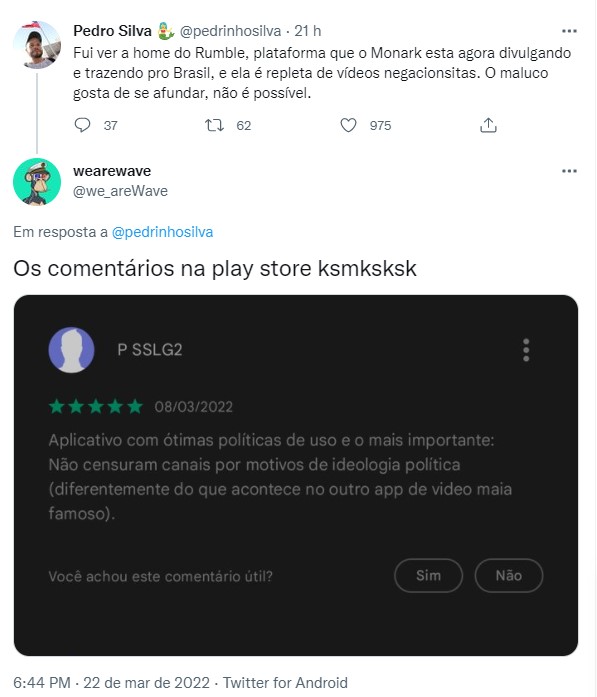 Monark volta as redes sociais ap&oacute;s quase m&ecirc;s sem us&aacute;-las – Foto: Reprodu&ccedil;&atilde;o/ Twitter