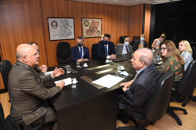 Reuni&atilde;o nesta ter&ccedil;a-feira (8) no Minist&eacute;rio da Educa&ccedil;&atilde;o discute caminhos para a cria&ccedil;&atilde;o da Universidade Federal do Vale do Itaja&iacute; a partir da Furb – Foto: Divulga&ccedil;&atilde;o/Comunica&ccedil;&atilde;o MEC/ND
