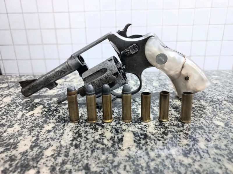 Arma utilizada no crime