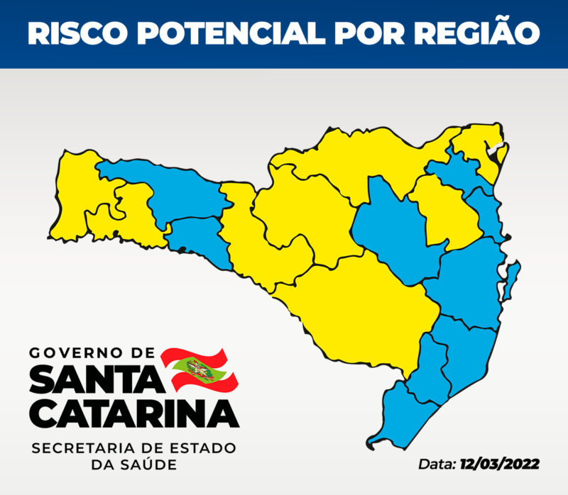 mapa de risco de santa catarina