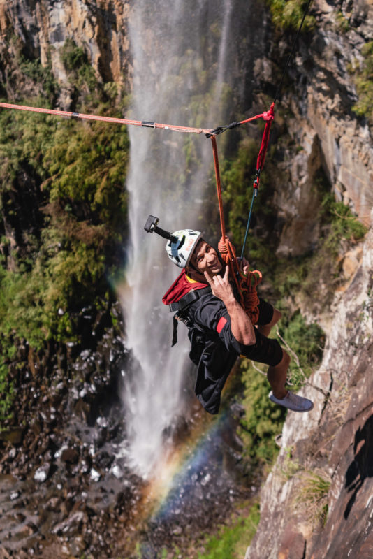 salto de pendulo, em santa catarina