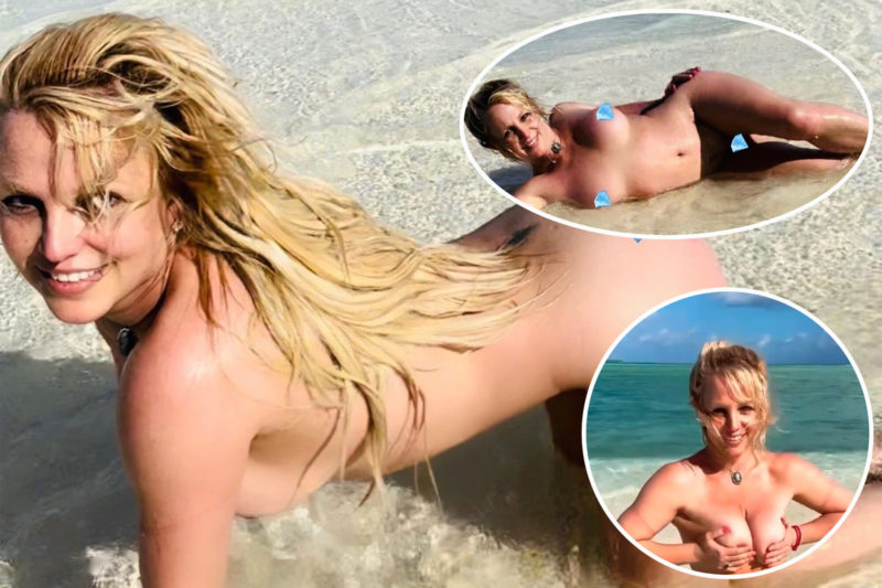 Britney Spears radicalizou na ousadia nesta segunda-feira, no Instagram – Foto: Reprodu&ccedil;&atilde;o