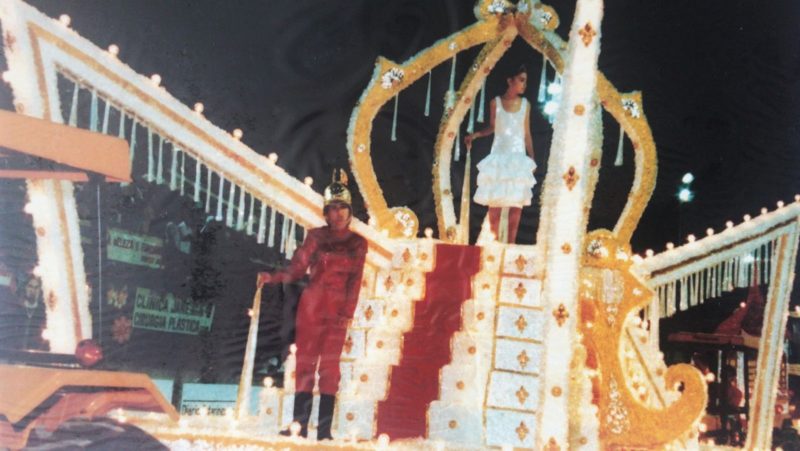 &#8220;Escadaria Imperial&#8221;, carro da rainha de 1989 &#8211; Foto: Acervo SCTD/Divulgação/ND