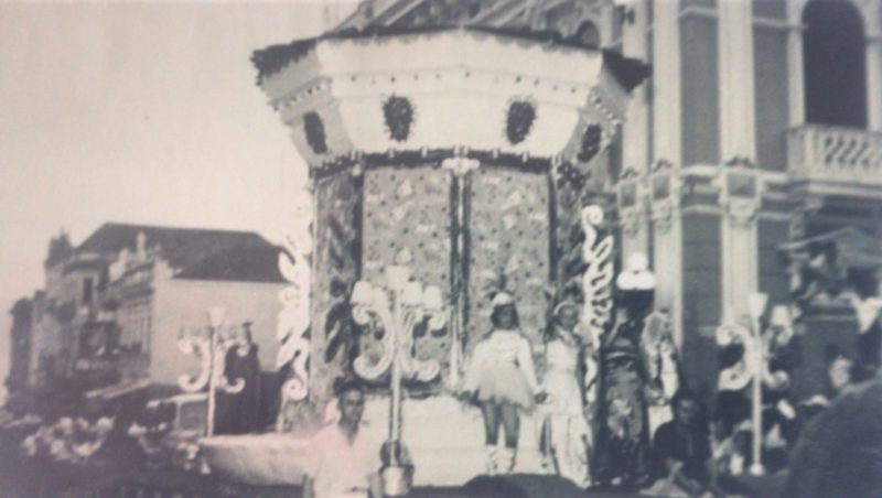 “Fonte do Desejo”, criado por David Gevaerd para o Carnaval de 1957 – Foto: Acervo SCTD/Divulgação/ND