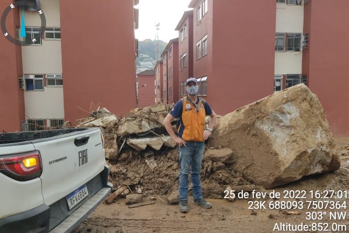 Profissionais de Blumenau passaram uma semana fazendo vistorias nas &aacute;reas mais atingidas – Foto: Prefeitura de Blumenau/Divulga&ccedil;&atilde;o/ND