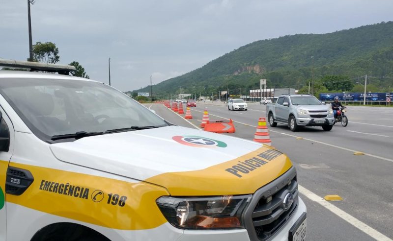 Polícia Militar registrou acidentes e vítimas nas estradas de SC durante o Carnaval &#8211; Foto: PMSC/Divulgação/ND