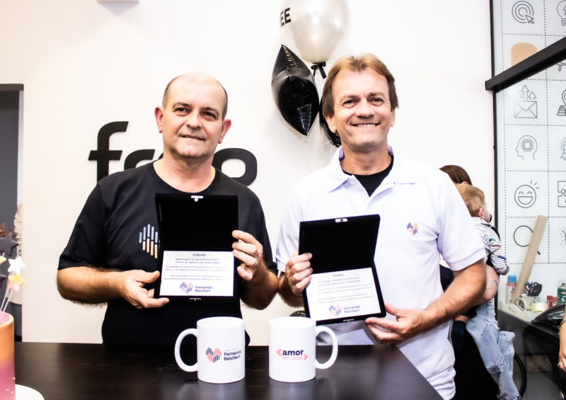 Irm&atilde;os Romeu e Roberto Reichert – Foto: Free Multiag&ecirc;ncia