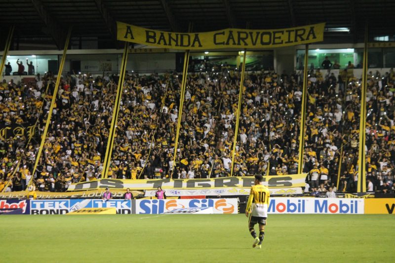 Mais de 8,8 mil pessoas acompanharam a estreia do Crici&uacute;ma na S&eacute;rie B – Foto: Celso da Luz/Crici&uacute;ma/ND
