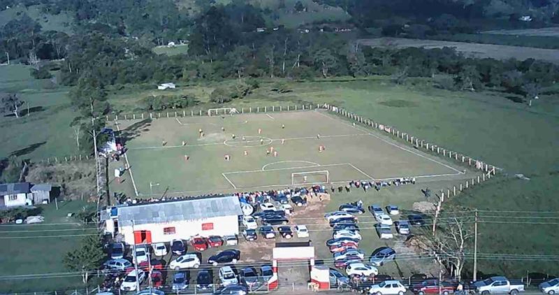 Est&aacute;dio Benjamin Bez (Arnald&atilde;o). Cangueri em Imaru&iacute;, SC – Foto: Rafael Sousa/divulga&ccedil;&atilde;o/ND