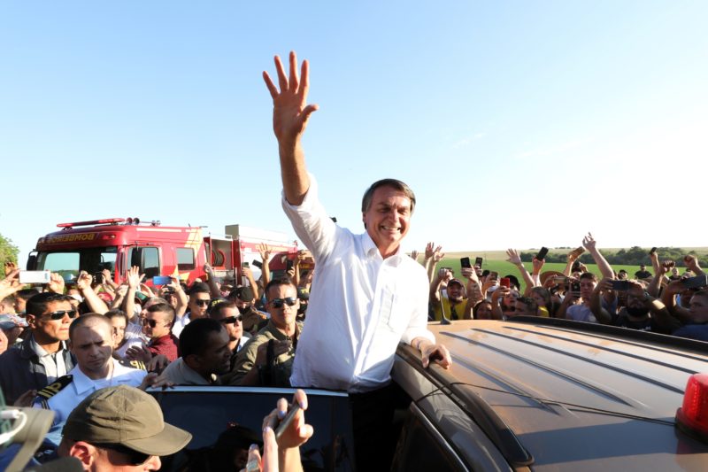 Jair Bolsonaro em passagem por Santa Catarina em 2020 – Foto: Marcos Correa/Divulga&ccedil;&atilde;o/ND