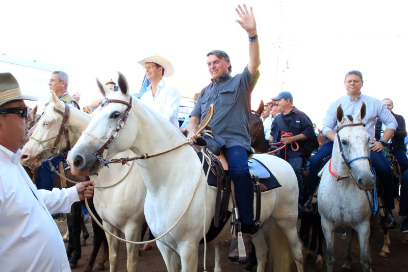Bolsonaro em feira de agricultura no interior de S&atilde;o Paulo – Foto: Anderson Riedel/Divulga&ccedil;&atilde;o/ND
