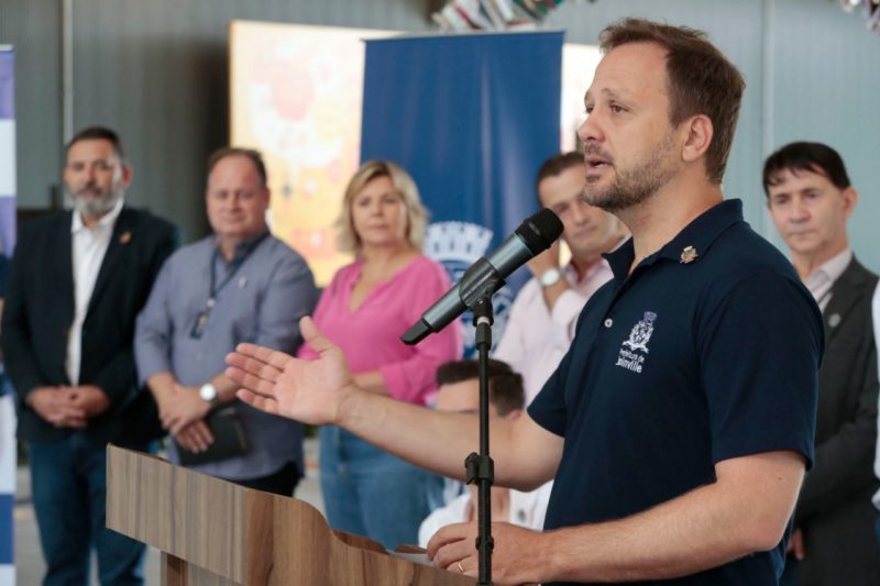 Prefeito sancionou lei que regulamenta 5G em Joinville – Foto: Prefeitura de Joinville/Divulga&ccedil;&atilde;o