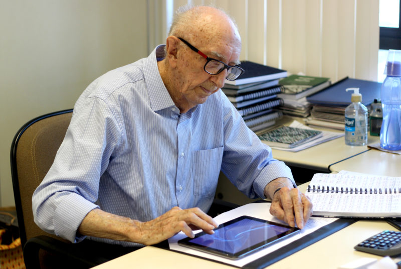 Trabalhador da indústria têxtil, Walter Orthmann