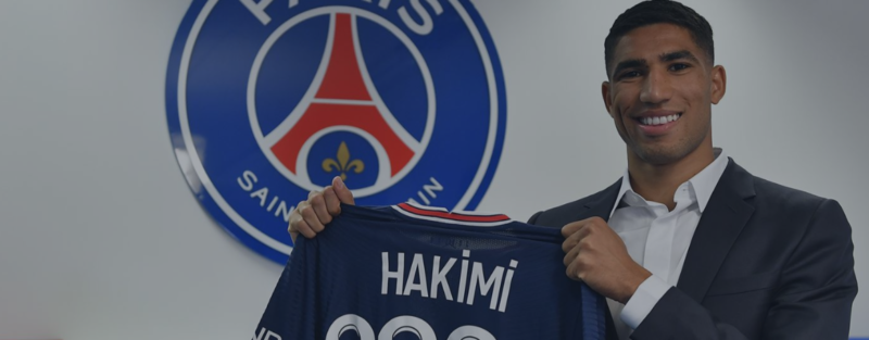Achraf Hakimi aparece na lista do PSG – Foto: PSG/Divulga&ccedil;&atilde;o