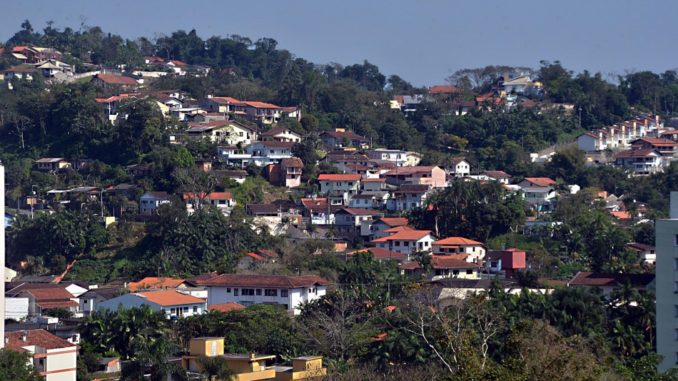 &Aacute;reas de risco s&atilde;o determinadas pelo setor de geologia do munic&iacute;pio – Foto: Divulga&ccedil;&atilde;o/Prefeitura de Blumenau/ND