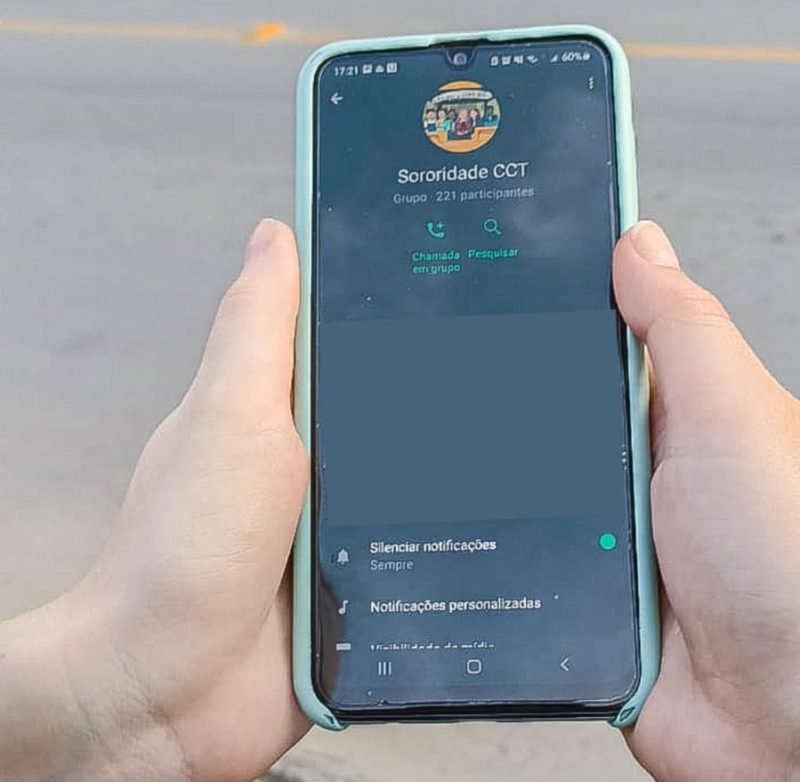 grupo criado pelas estudantes contra assédio