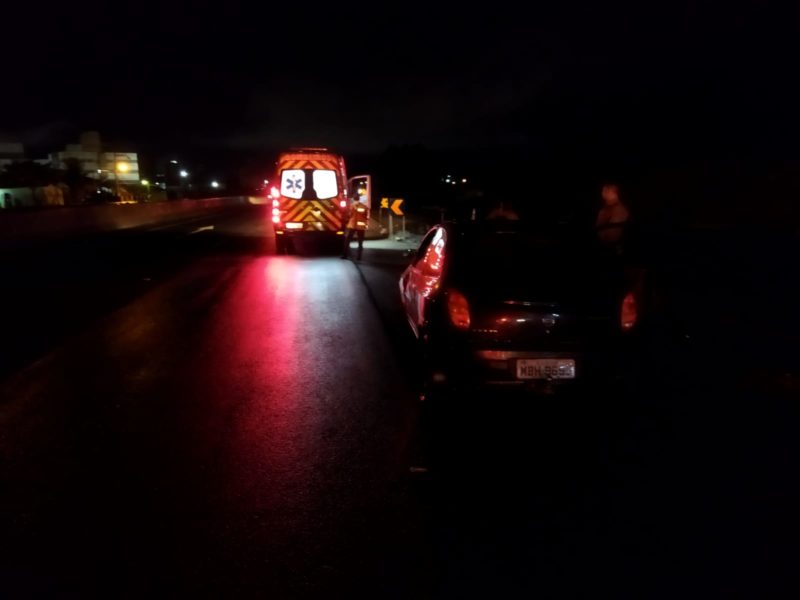 Homem morreu ap&oacute;s ser arremessado a 15 metros de dist&acirc;ncia do local de impacto – Foto: Bombeiros Militar Navegantes/Divulga&ccedil;&atilde;o