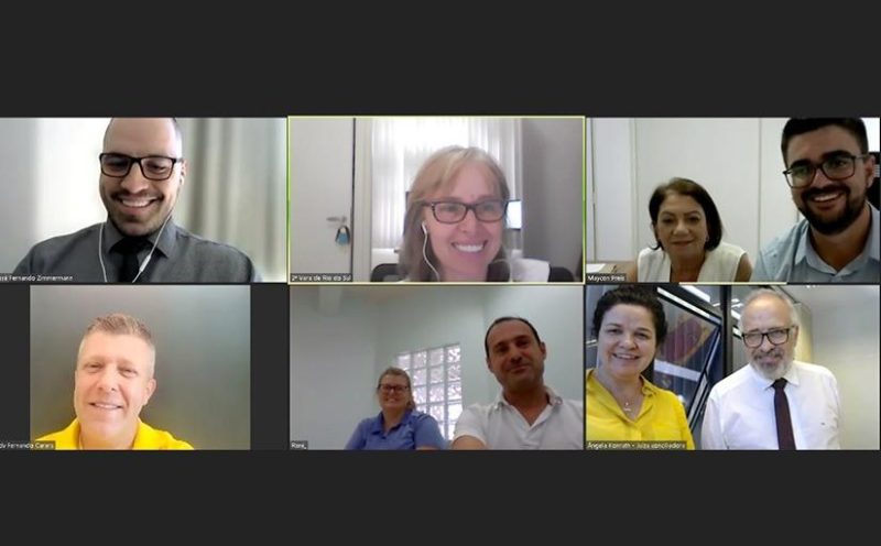 A audi&ecirc;ncia ocorreu em formato virtual, na ter&ccedil;a-feira (29) – Foto: Divulga&ccedil;&atilde;o/TRT/SC/ND