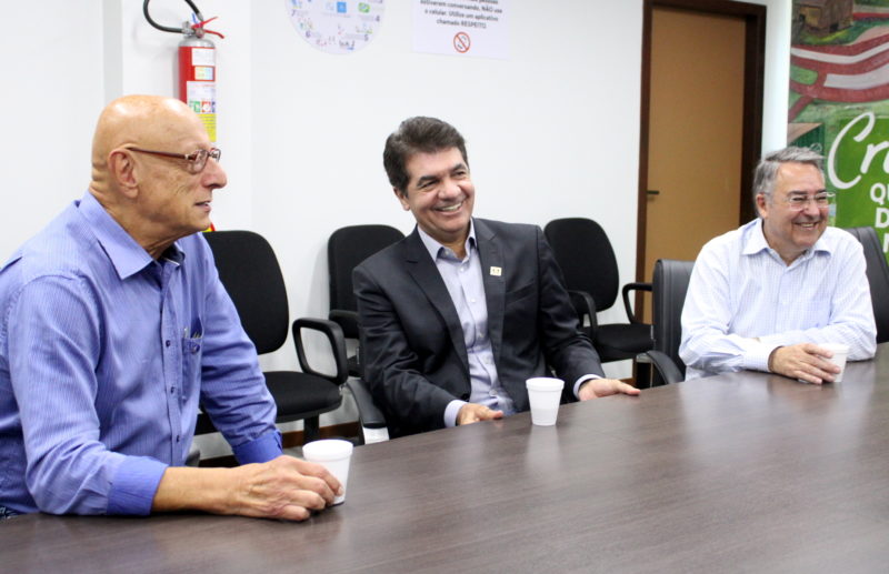 Esperidi&atilde;o Amin, Cl&eacute;sio Salvaro e Raimundo Colombo – Foto: Jhulian Pereira/Divulga&ccedil;&atilde;o/ND