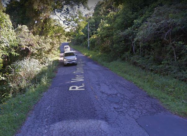 Via de acesso ao bairro Sâo Judas Tadeu, em Balneário Camboriú &#8211; Foto: Google Maps/Divulgação/ND