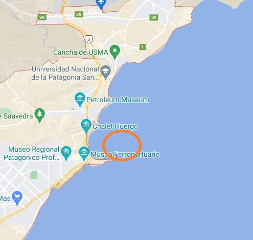 La señal del celular de uno de los pasajeros redirige la búsqueda de un avión brasileño desaparecido a Argentina.  – Foto: Google Maps/Reproducción/ND