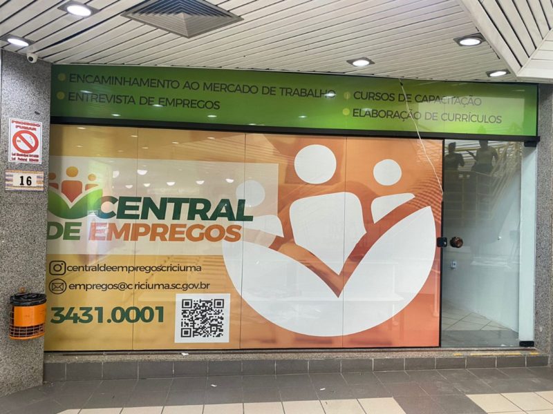 Central de Empregos em Criciúma completa um mês com mais de 1,2 mil currículos cadastrados – Foto: Divulgação/Decom/ND