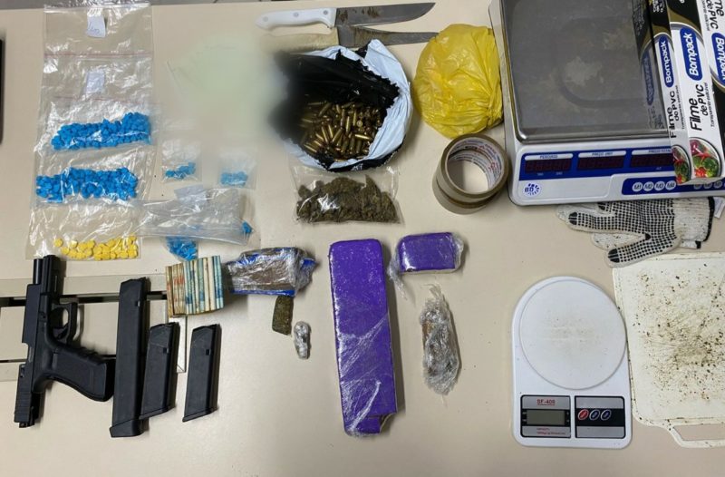 Apreens&atilde;o na opera&ccedil;&atilde;o Comorra – Foto: PCSC/Divulga&ccedil;&atilde;o/ND