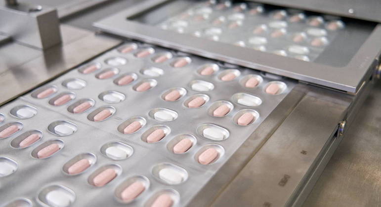 Segundo lote do antiviral da Pfizer, para tratamento da Covid-19, chega ao Brasil – Foto: Pfizer/Reprodu&ccedil;&atilde;o/ND