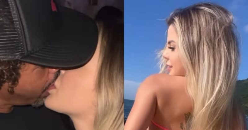 Grazi Mour&atilde;o repercutiu na internet ao beijar Givaldo Alves ex “morador de rua” – Foto: Reprodu&ccedil;&atilde;o/Internet